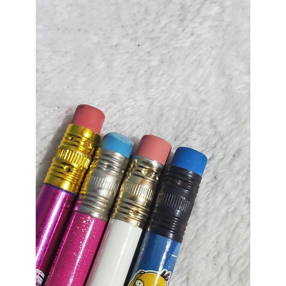 Stationery Pencil Lot Of 4 Pencil Topper Sharpener Pokemon Batman Forever